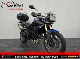 erg mooie triumph tiger 800 18869km.! blauw — motoren | triumph — marktplaats