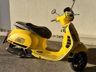 vespa gts super sport 125 gelb