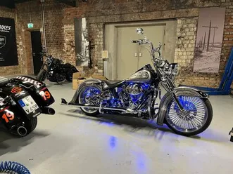 harley-davidson softail chicano style