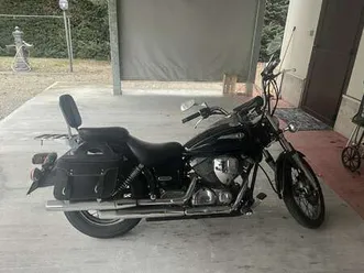 yamaha xvs 125 dragstar custom bicilindrico nero