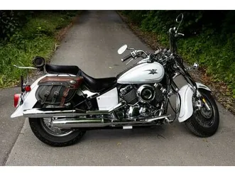 yamaha drag star 650 classic (2009) biala perla ostre