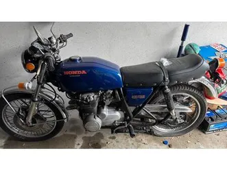 honda cb 400f oldtimer motorrad blau