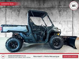 2023 can-am defender hd10 xt super look ! pelle à neige can am !!!