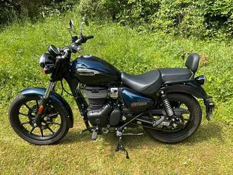 royal enfield meteor 350 blau dunkelblau