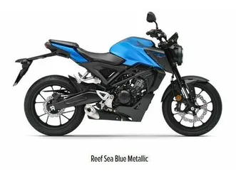honda cb125r schwarz & blau, tageszulassung