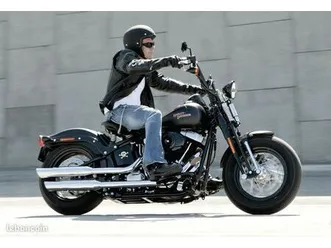 harley cross bones avec remorque