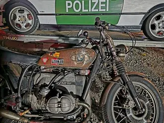 bmw r65 – 1980 – style rat – carte grise collection