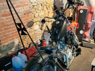honda shadow 125 – 15 000 km – projet bobber / custom