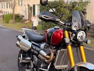 triumph scrambler 1200 xe (euro 5) – sept. 2023 – état neuf – full options