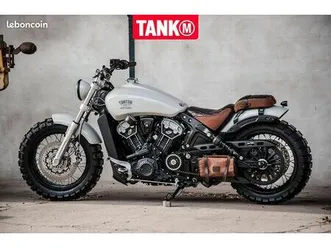 indian scout bobber x tonton & fils tank machine®