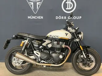 triumph speed twin 1200 crystal white öhlins stoßdämpfer