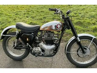 bsa a10 spitfire scrambler 1957 - comp magneto, rare machine