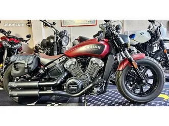 indian scout bobber 1200 2023 + garantie 12 mois + accessoires -1133 cc