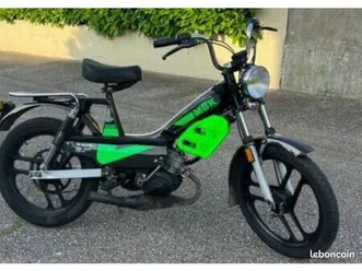 mobylette mbk 51 magnum noir et verte origine( magmax)