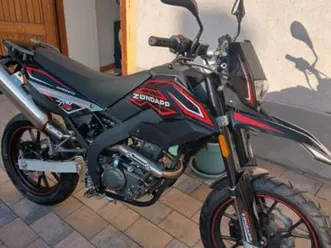 neuwertige zündapp zrm 125 supermoto