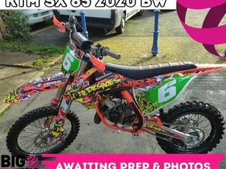 ktm sx 85 2020 big wheel - recent full engine rebuild - hgs, triple clamps, vhm