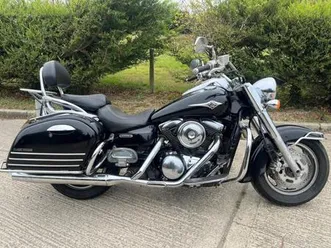 2007 07 kawasaki vn 1600 d6f classic tourer cruiser touring vn1600 black