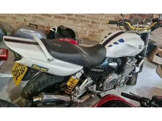 2008 58 yamaha xjr 1300 naked muscle xjr1300 white blue stripe 14k nice