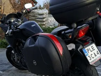 motocykl motor honda cbf600 czarny 3 kufry givi wijewo