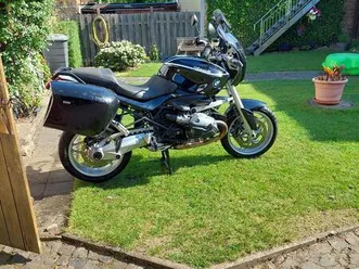 bmw r1200r bj 1/2008 akrapovic auspuff wunderlich verkleidung