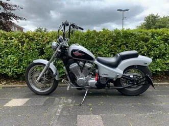 honda vt 600 shadow umbau ape seitlicher kennzeichenhalter tiefer