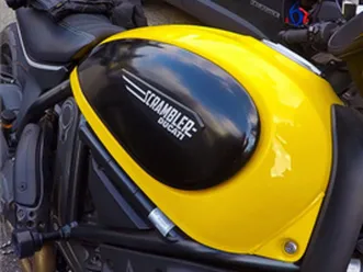 scrambler ducati 800 gialla
