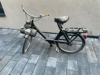 2x velo solex scheunenfund, eine mit papieren