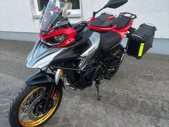 qj motor srt 900 sx – vollausstattung | reiseenduro | 3-teiliges kofferset