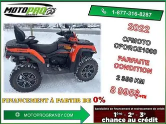 2022 cfmoto cforce 1000 cforce1000 touring vrai 2 places