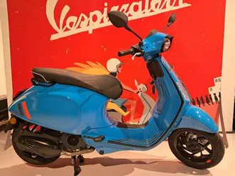 vespa 150 sprint s bauletto + supporto omaggio blu/azzurro