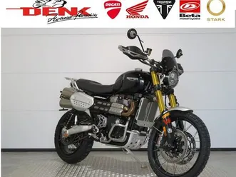 triumph scrambler 1200 xe viel zubehör