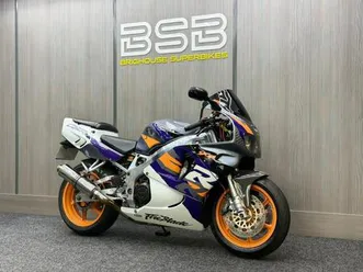 1996 p honda cbr 900rr fireblade 918 - hawk exhaust, briaded lines +more