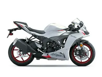 2024 kawasaki ninja zx-6r abs pearl robotic white/metallic gra