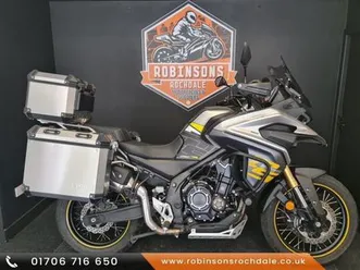 2024 74 plate voge ds 525x 7596 miles 3 box luggage