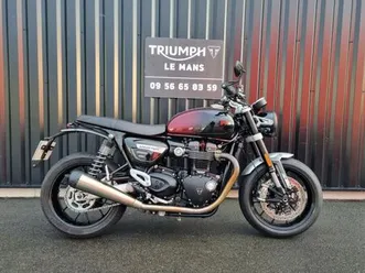 triumph speed twin 1200 2024 1200 cm3 | moto roadster | 5 100 km | noir | 72230 ruaudin
