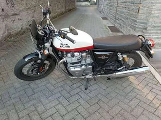 royal enfield interceptor 650 bianco