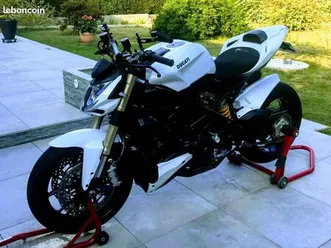 ducati streetfighter 848 blanc nacré du 1098 (rare) très bien équipé