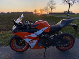 ktm ktm rc 125 sportbike a1 führerschein orange/weiß