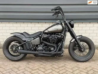 harley-davidson softail slim flsl m8 custom chopper (bj 2019) grijs