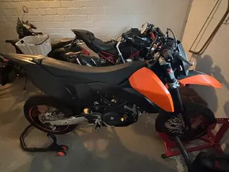 ktm 690 smc sportauspuff leovince mit abe