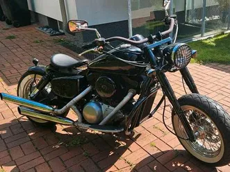 custom bobber, kawasaki 1500 vn drifter, v2, silvertail