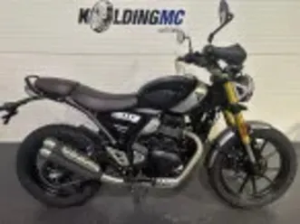 triumph scrambler 400 x phantom black / silver ice