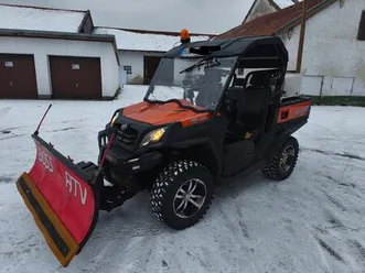 cfmoto uforce 800 winterdienst boss schneepflug streue