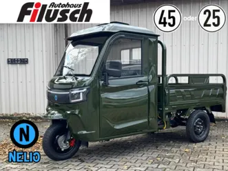nelio cargo classic 25/45 kmh | e-dreirad kabinenroller keine ape
