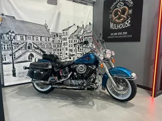 harley-davidson softail heritage 1340 classic 1995 1340 cm3 | moto routière | 55 057 km | bleu | 68390 sausheim