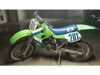 ② moto de cross vintage kawasaki kx 125 de 1987
