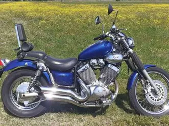 yamaha xv 535 custom blu/azzurro