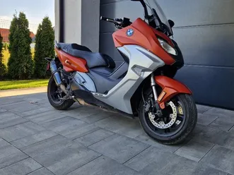 bmw c650 sport czerwony