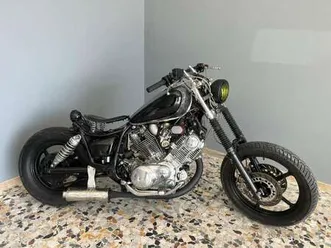 yamaha xv 750 virago bobber nero
