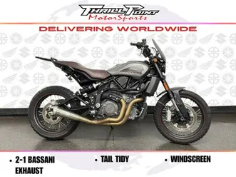 2020 indian motorcycle® ftr rally titanium smoke